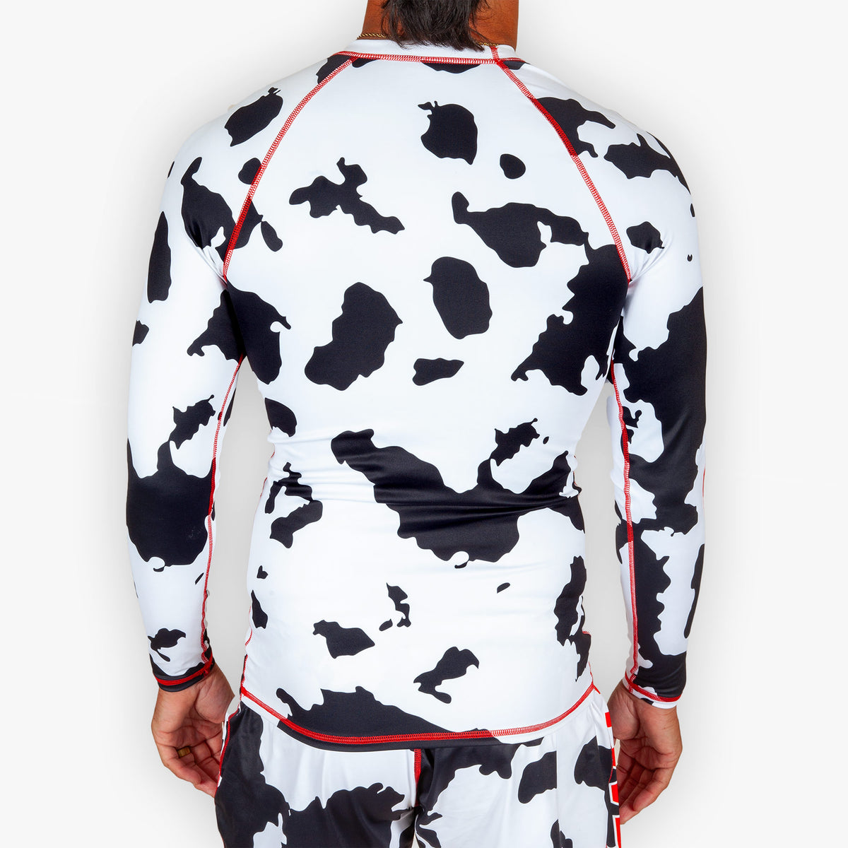 The No Gi Domestic Long Sleeve Rashguard - Holstein Cow – The Arm The No Gi Domestic Long Sleeve Rashguard - Holstein Cow – The Arm