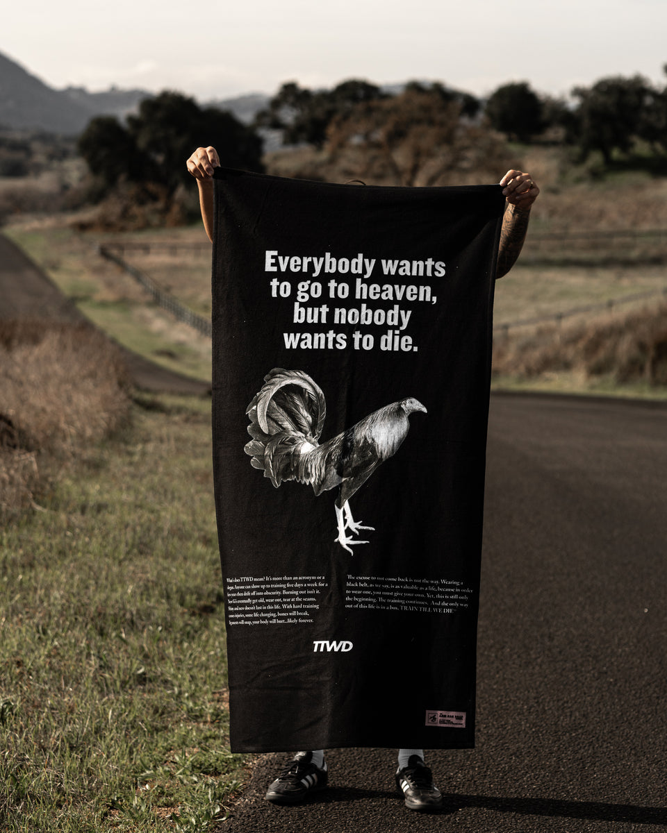 The Heaven Towel Black The Arm Bar Soap Company