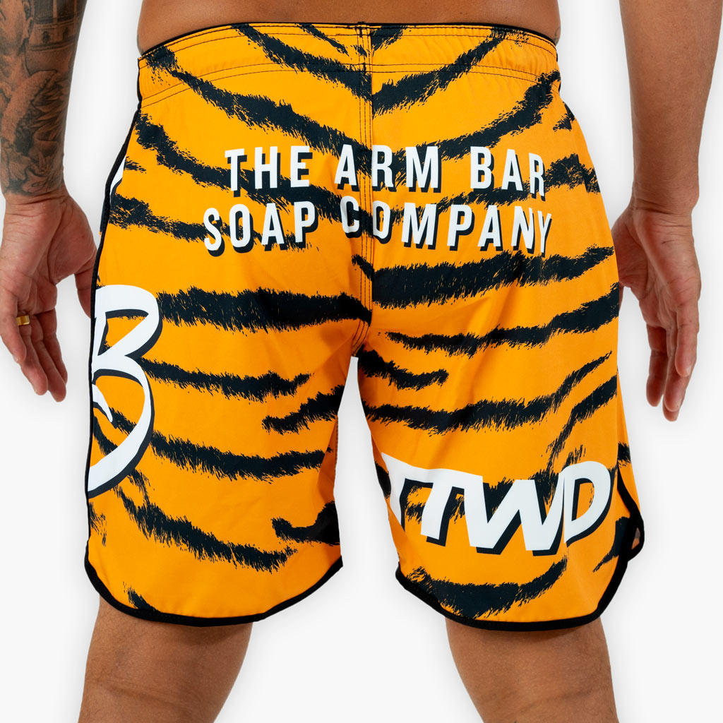 The No Gi Exotic Training Shorts - Bengal Tiger – The Arm Bar Soap