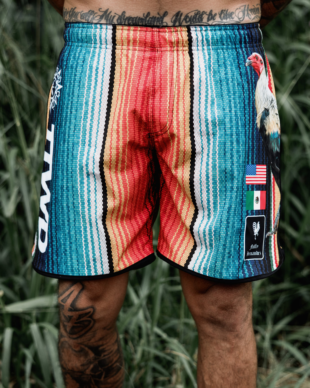 The TTWD X FLUFFY Fight Shorts - SCALLOPED – The Arm Bar Soap Company
