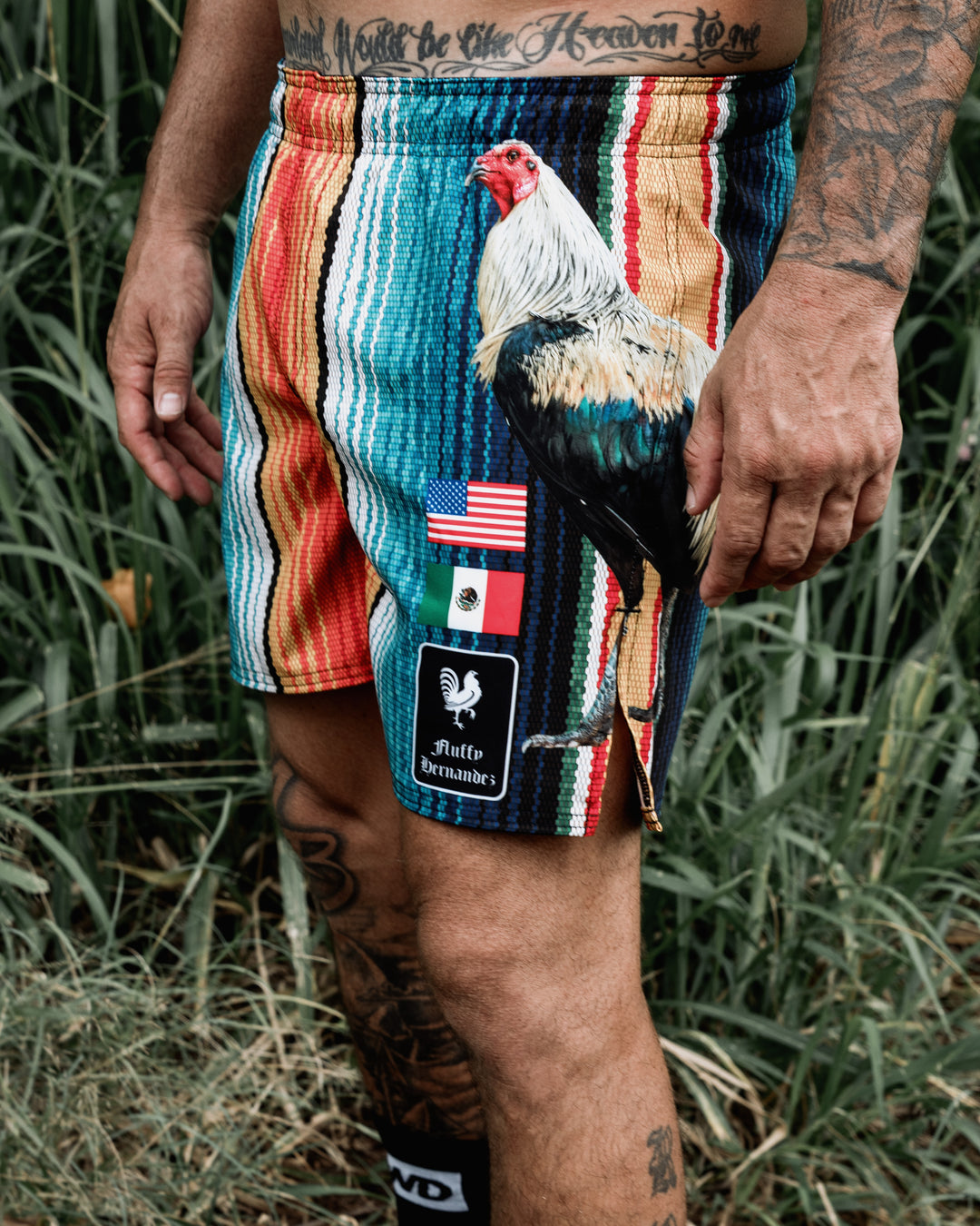 The TTWD X FLUFFY Fight Shorts - CROSS-COMBAT – The Arm Bar Soap
