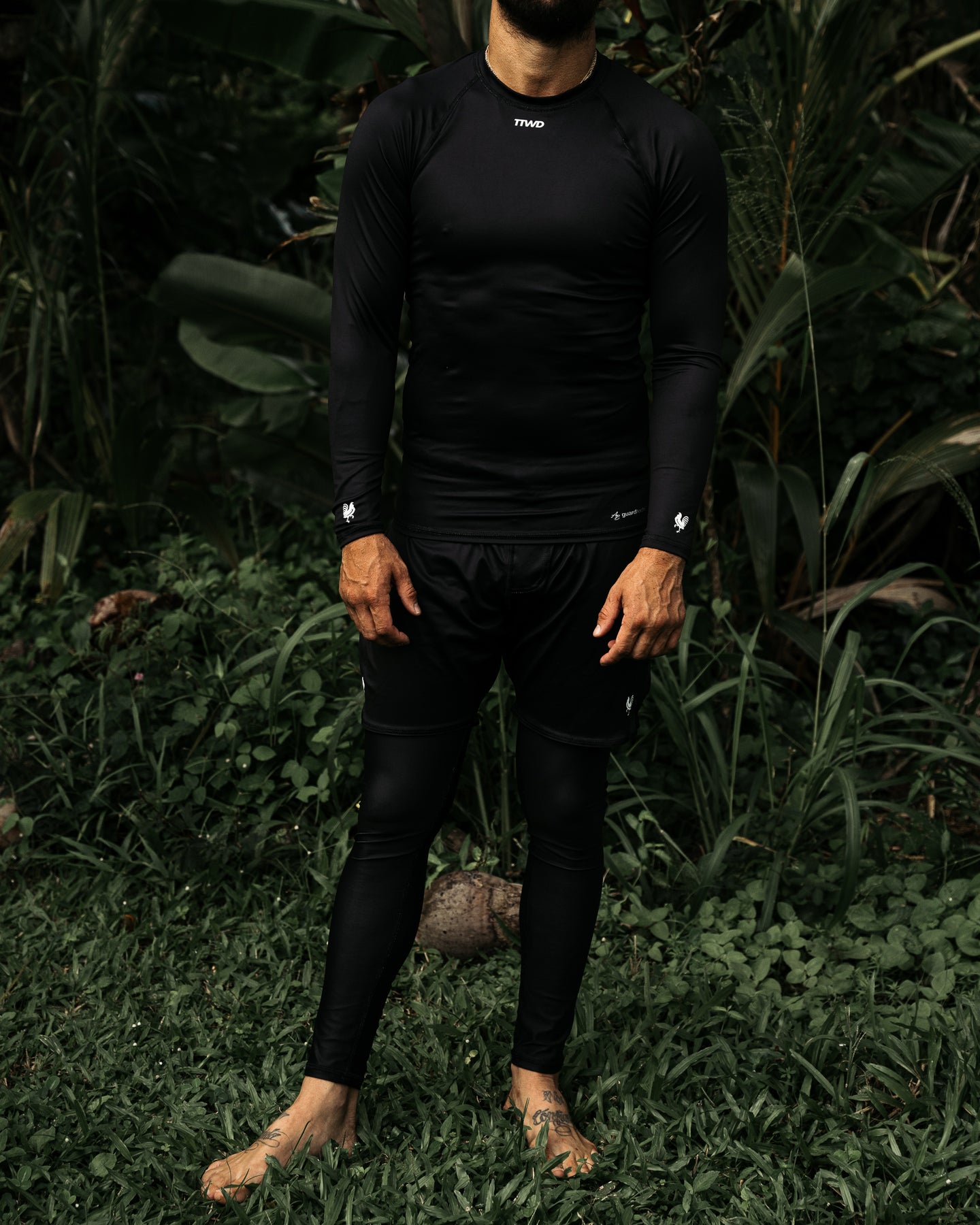 The TTWD Pure Training Shorts - All-Terrain-Flex™ - BLACK – The Arm Bar ...