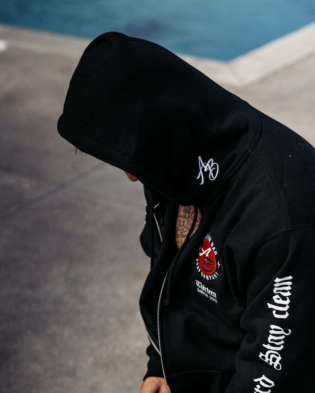 The Thirteenth Anniversary Zip-Up Hoodie – The Arm Bar Soap Company