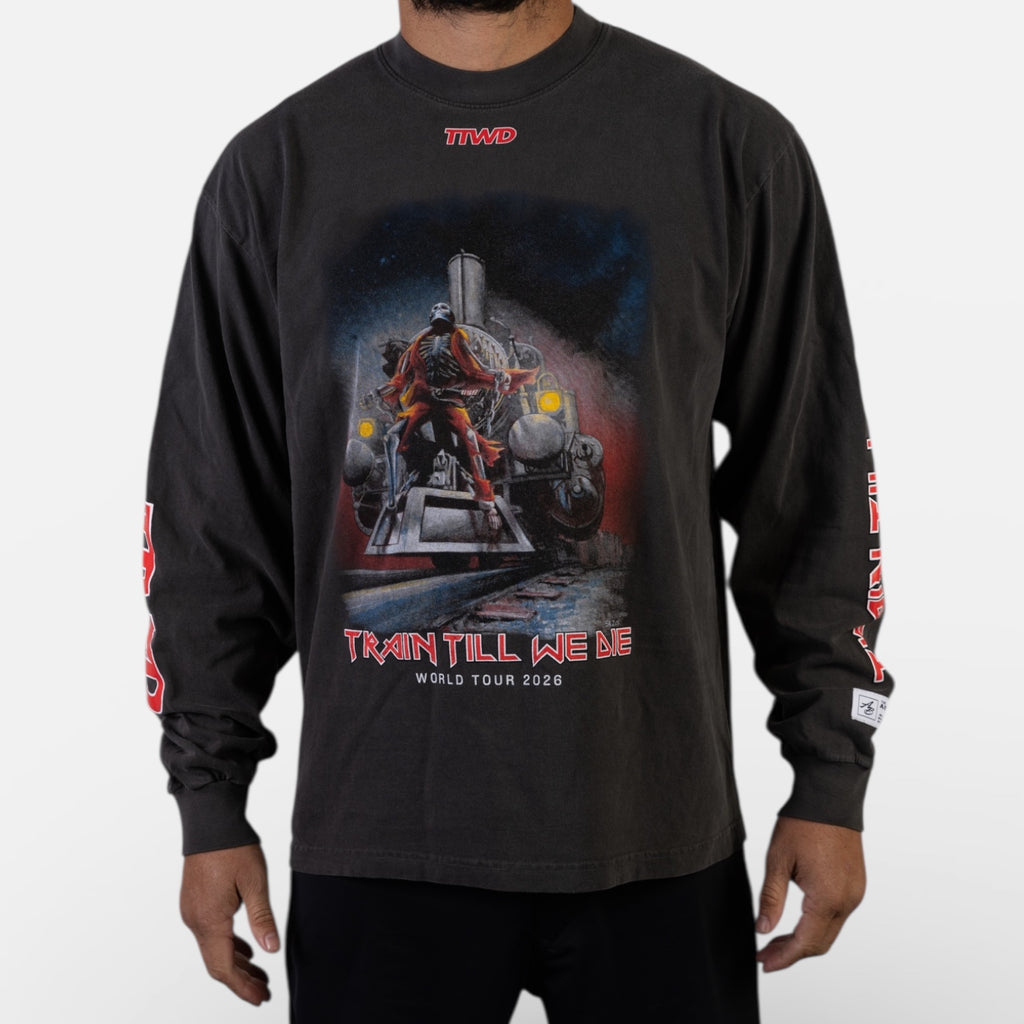 The TTWD World Tour Longsleeve Tee - Vintage Black – The Arm Bar