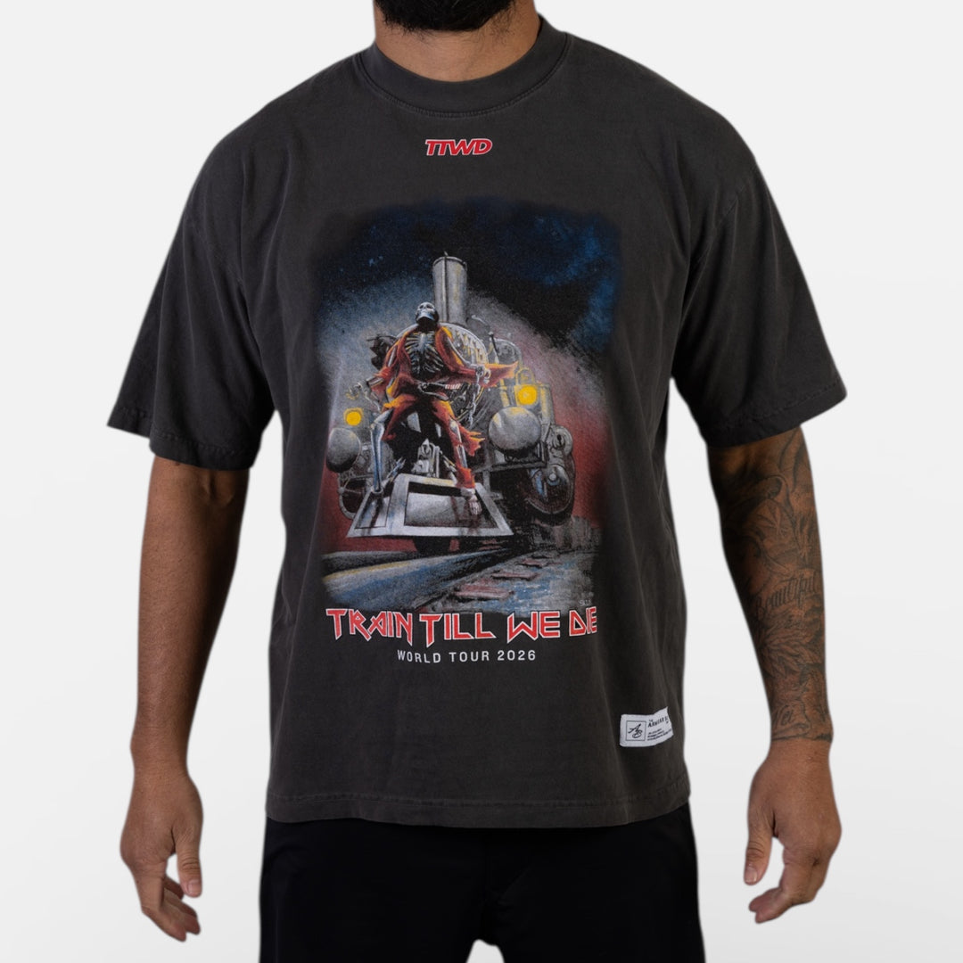 The TTWD World Tour Tee - Vintage Black – The Arm Bar Soap Company