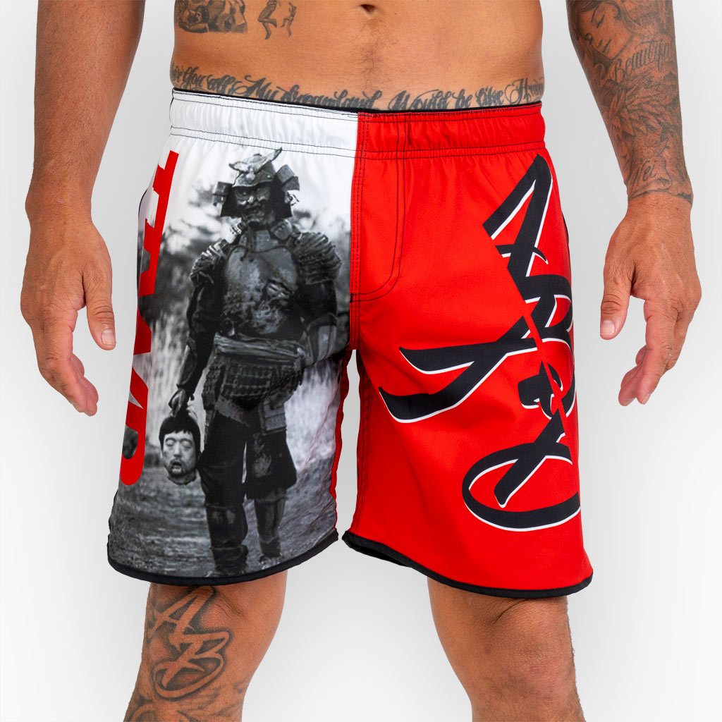 The Never Surrender Training Shorts - Crimson – The Arm Bar Soap