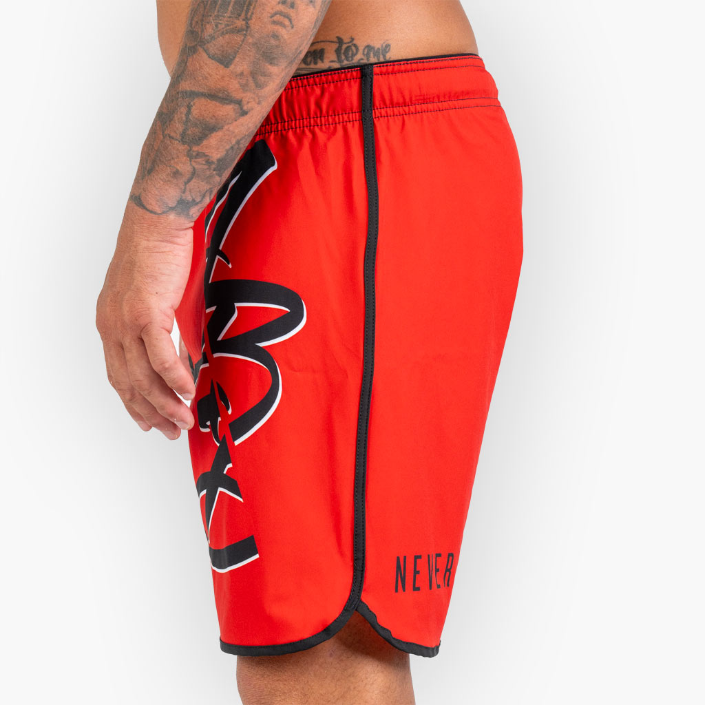The Never Surrender Training Shorts - Crimson – The Arm Bar Soap