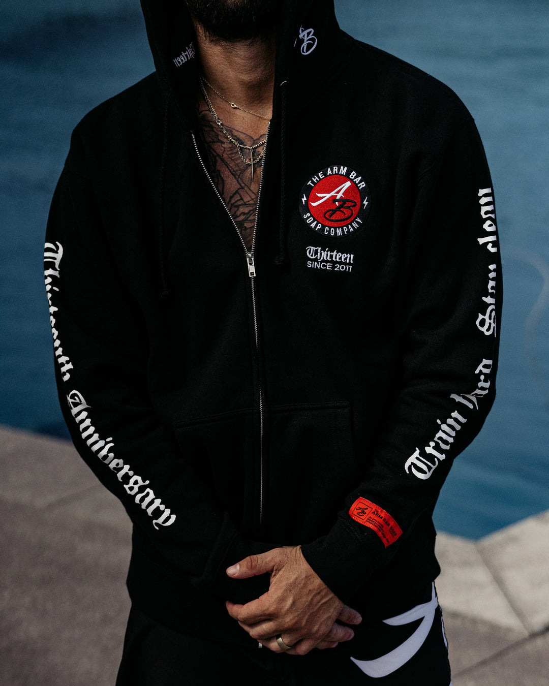 The Thirteenth Anniversary Zip-Up Hoodie – The Arm Bar Soap Company