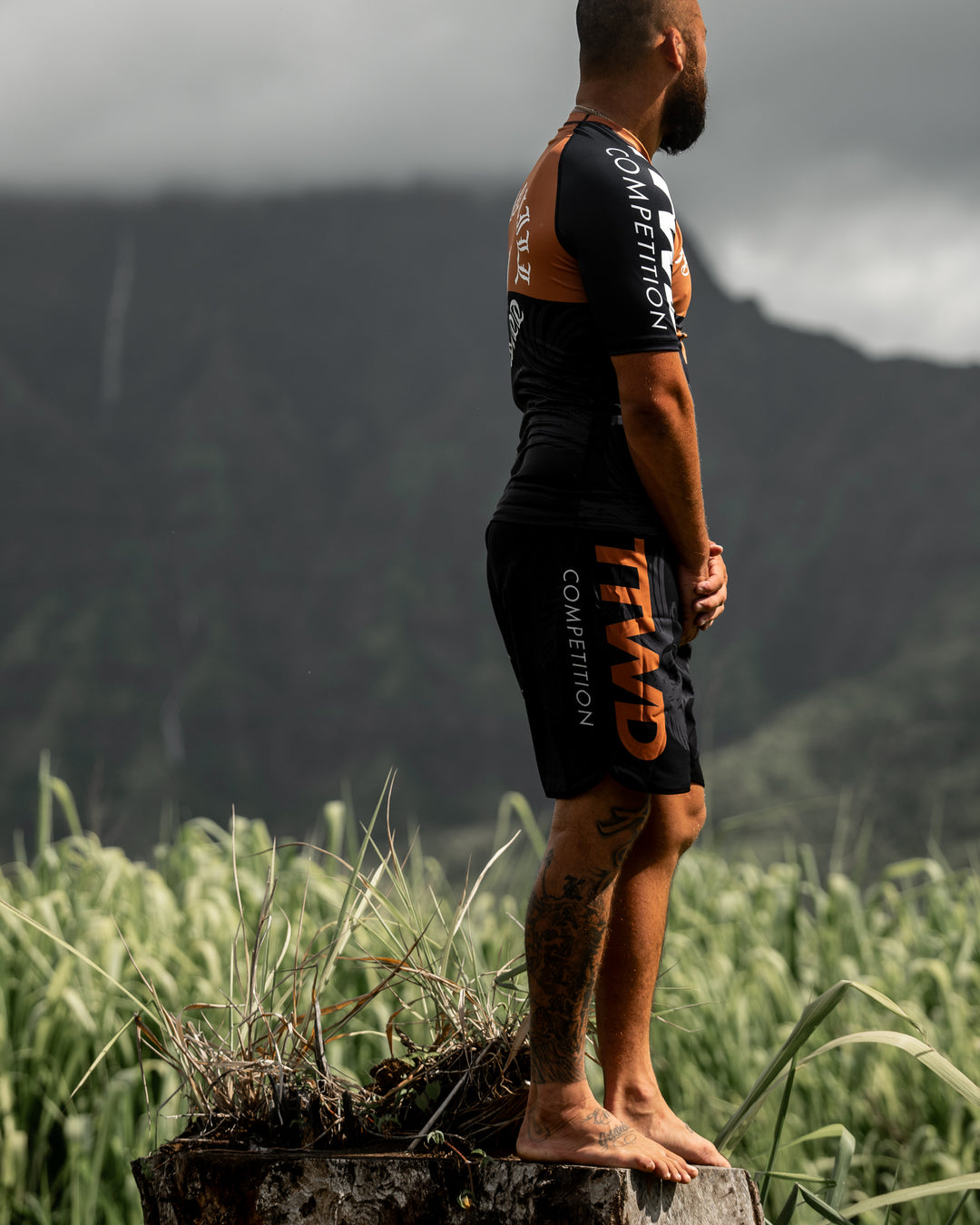 The TTWD COMP. Rash Guard - Brown – The Arm Bar Soap Company