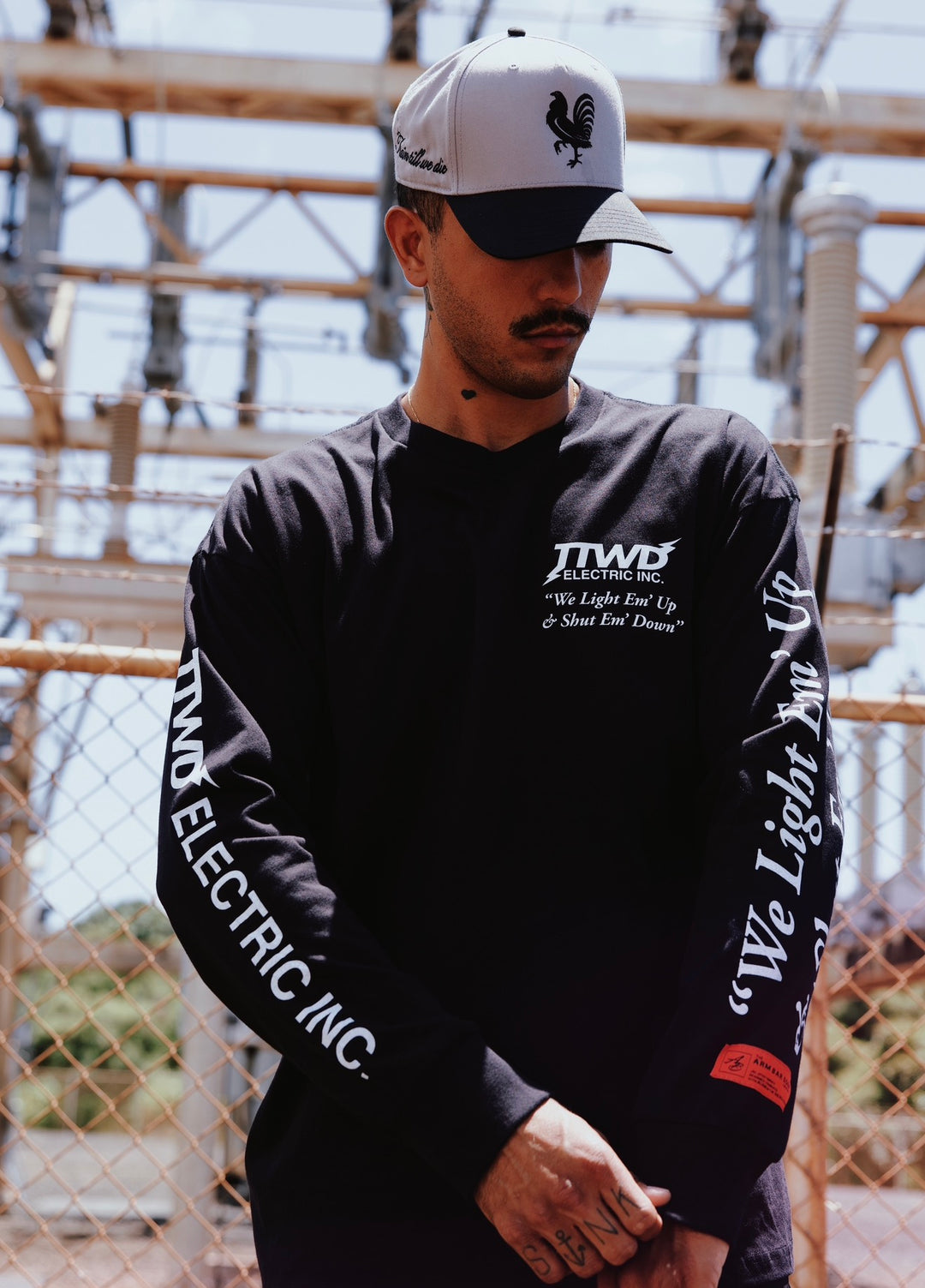 The Electric Inc. Longsleeve Tee - BLACK – The Arm Bar Soap Company