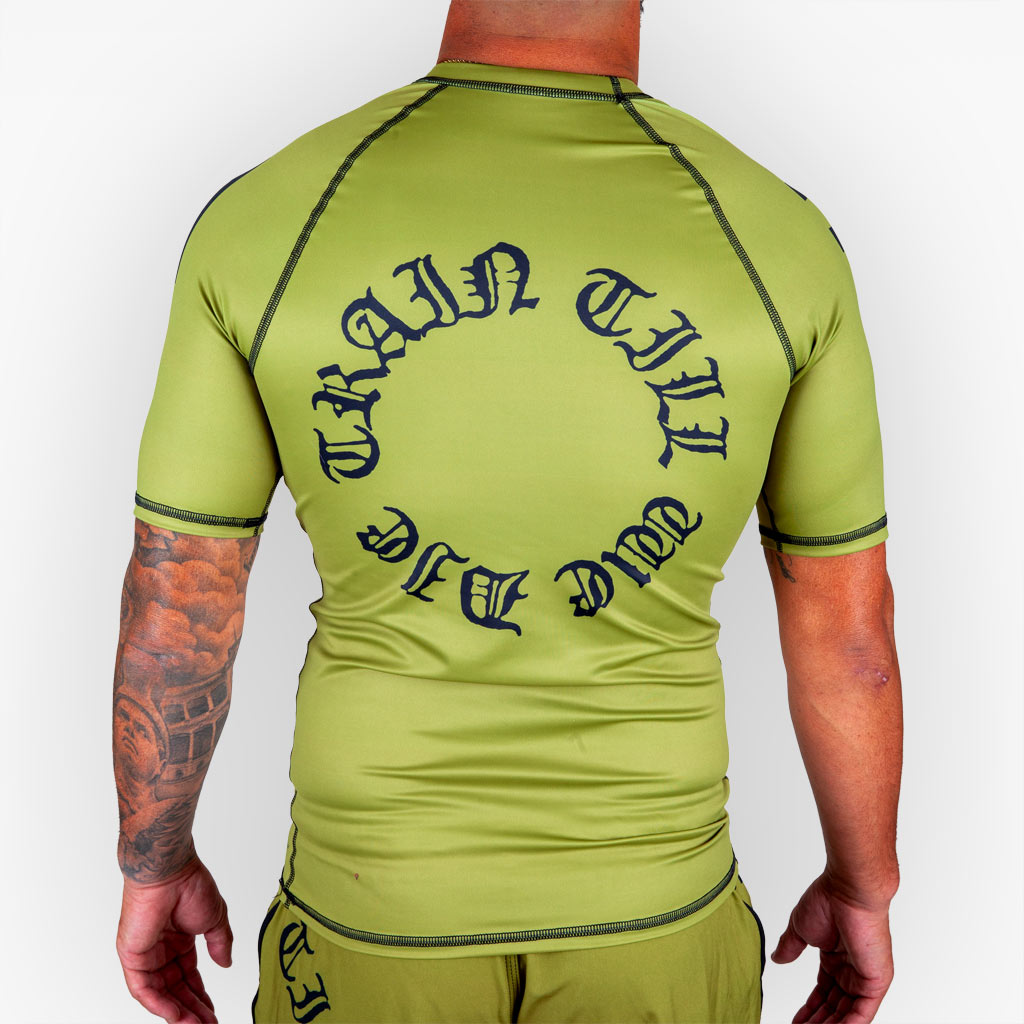The TTWD CORE Rash Guard V2 - Olive Drab Green – The Arm Bar Soap