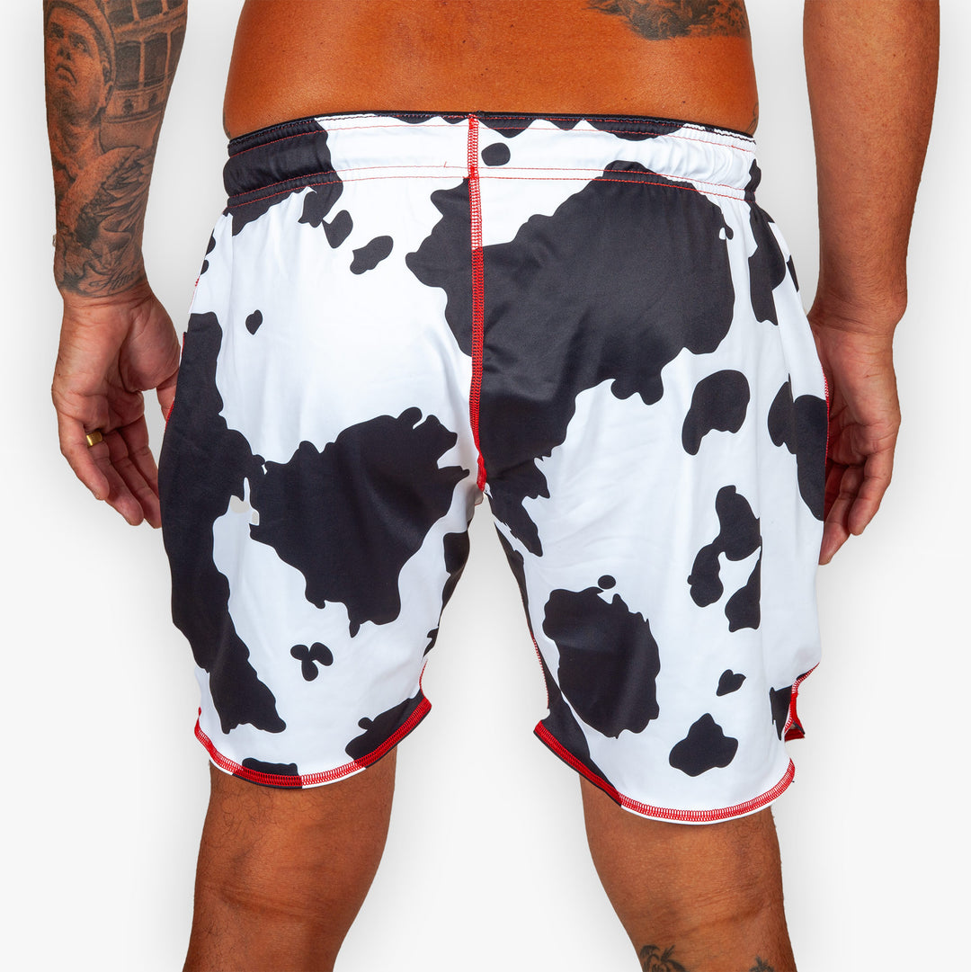 The No Gi Domestic Training Shorts - Holstein Cow - All-Terrain